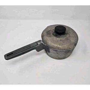 Vtg Wagner Ware Sidney -O- Magnalite 4681 1/2 P Sauce Pan & Lid